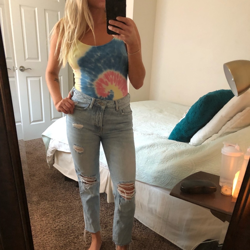 Tie dye bodysuit